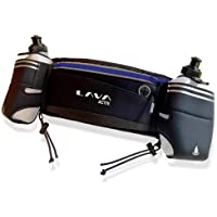 Lava Activ Cinturón de Running Hydrabelt Ajustable 2 Botellas Agua de 300 ML …